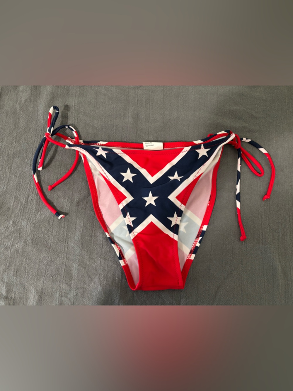 Rebel flag bikini bottoms